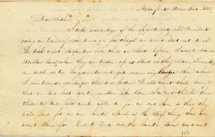 1835 November 3, Haverford, to Dear Father, Philadelphia