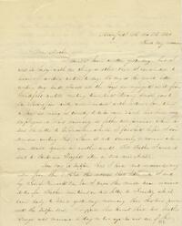 1835 November 8, Haverford, to Dear Mother, Philadelphia