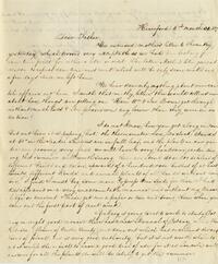 1837 June 30, Haverford, to Dear Father, Philadelphia