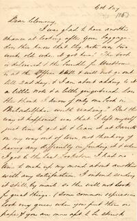 1853 July 8, to Dear Clemmy