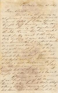 1864 October 13, Philadelphia, to Dear Brother