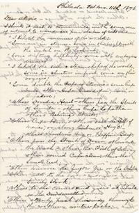 1876 January 11, Philadelphia, to Dear Alexis