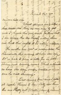 1885 August 27, Philadelphia, to My own dear wife