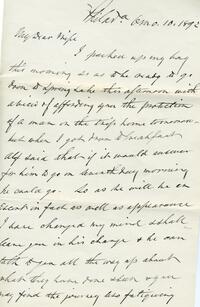 1892 June 10, Philadelphia, to My Dear Wife, Spring Lake