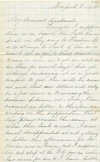 1882 August 16, Newport, to My dearest husband