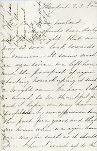 1882 September 3, Newport, to My very dear husband, Awbury