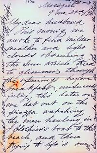 1896 September 22, Mossgiel, to My dear husband