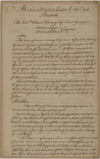 Minutes of Conference held at Easton, [11mo. 1756] between the Governor of Pennsylvania and the Delaware Indians