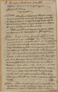 Minutes of Conference at Fort Pitt between George Croghan, Deputy for Indian Affairs and the Indians of various tribes, May 1, 1768