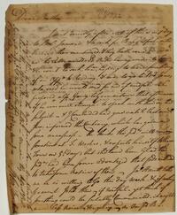 John Pemberton's letter to his brother Israel Pemberton, November 19, 1772