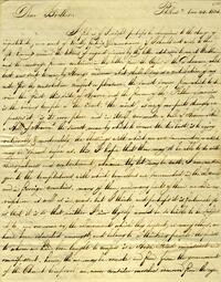 1834 January 22, Philadelphia, to Dear Brother, Madeira