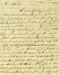 1837 May 11, Woodbourne, to Dear Brother, Philadelphia