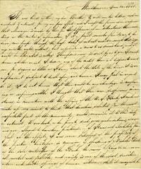 1841 April 30, Woodbourne, to my dear Brother, [Philadelphia]