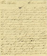 1842 October 25, Woodbourne, to Dear Brother, Philadelphia