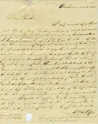 1846 January 31, Woodbourne, to Dear Brother, Philadelphia