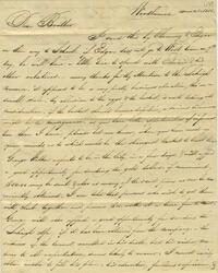 1851 October 25, Woodbourne, to Dear Brother, Philadelphia