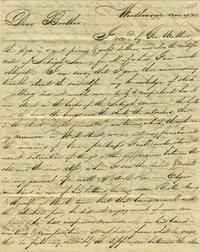 1851 December 29, Woodbourne, to Dear Brother, Philadelphia