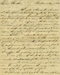 1852 March 1, Woodbourne, to Dear Brother, Philadelphia