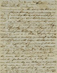 1854 October 9, Woodbourne, to Dear Brother, Philadelphia