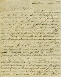 1860 November 19, Woodbourne, to Dear Nephews, Philadelphia