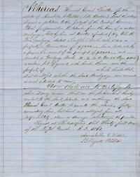 1861 May 31, Philadelphia, to Thomas Evans, Legal Document