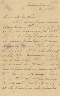 1910 August 13, Jamestown, to Dearest Mother