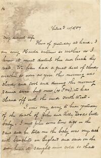 1887 October 5, Philadelphia, to My dearest wife