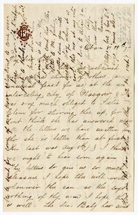 Letter from Caroline Elizabeth Cope to "Lillie", 1877 August 19