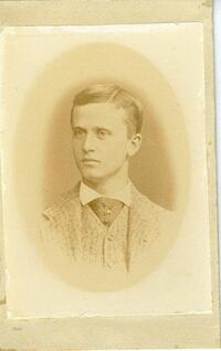 Anthony Morris Carey, captain of the Haverford cricket team, 1881