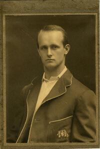 Charles Christopher Morris, captain of the Haverford cricket team, 1903 and 1904