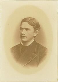 Charles Edward Haines, captain of the Haverford cricket team, 1875