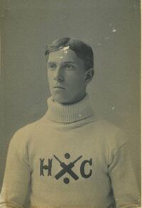 Charles Henry Howson, captain of the Haverford cricket team, 1897