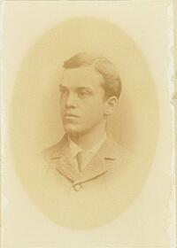 Edward Thomas Comfort, captain of the Haverford cricket team, 1878