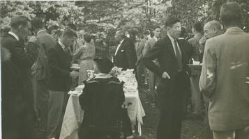 A photograph of a Haverford College event