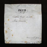 Casper Weest deed to Rees Thomas, 1812