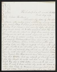 Rebecca Collins letter to Isaac Collins