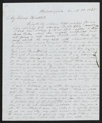 Rebecca Collins letter to Isaac Collins