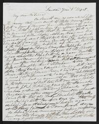 Isaac Collins letter to Rebecca Collins