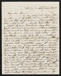 Isaac Collins letter to Samuel Parsons