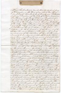 Indenture from William Bingham Jr. and Thomas M. Willing et al., 1821 December 1; recorded by Richard L. Lloyd 1845 October 20