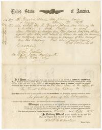 Check certifying that the Philadelphia & Atlantic City Railway Company is indebted to the Cope Brothers, 1878 June 3; and Protest from F.S. Uries? to Cope Brothers, 1878 September 6