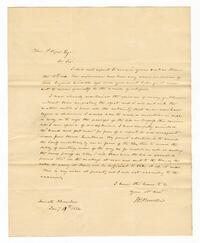 Letter from J. R. Burden to Thomas P. Cope, 1832 January 07