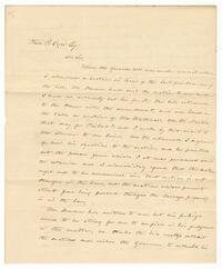 Letter from J. R. Burden to Thomas P. Cope, 1832 March 26