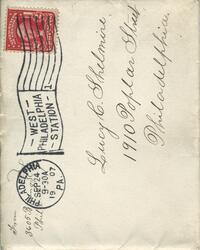 Letter to Lucy C. Shelmire