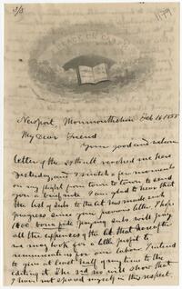 Letter to George Washington Taylor, 1855-02-16