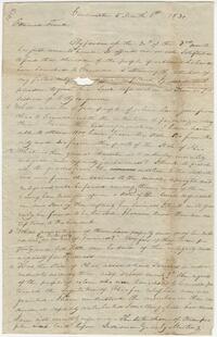 Letter to Joseph Talcot, 1830-05-01