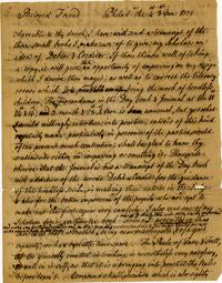 Letter to George Dillwyn, 1779-08-04