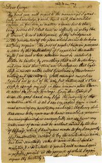 Letter to George Dillwyn, 1779-10