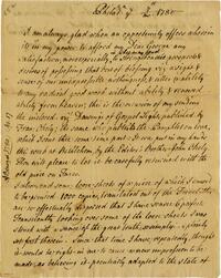 Letter to George Dillwyn, 1780-07