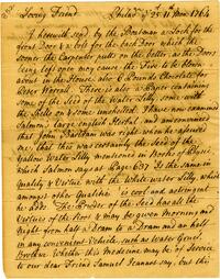 Letter to Edward Cathrall, 1764-11-25